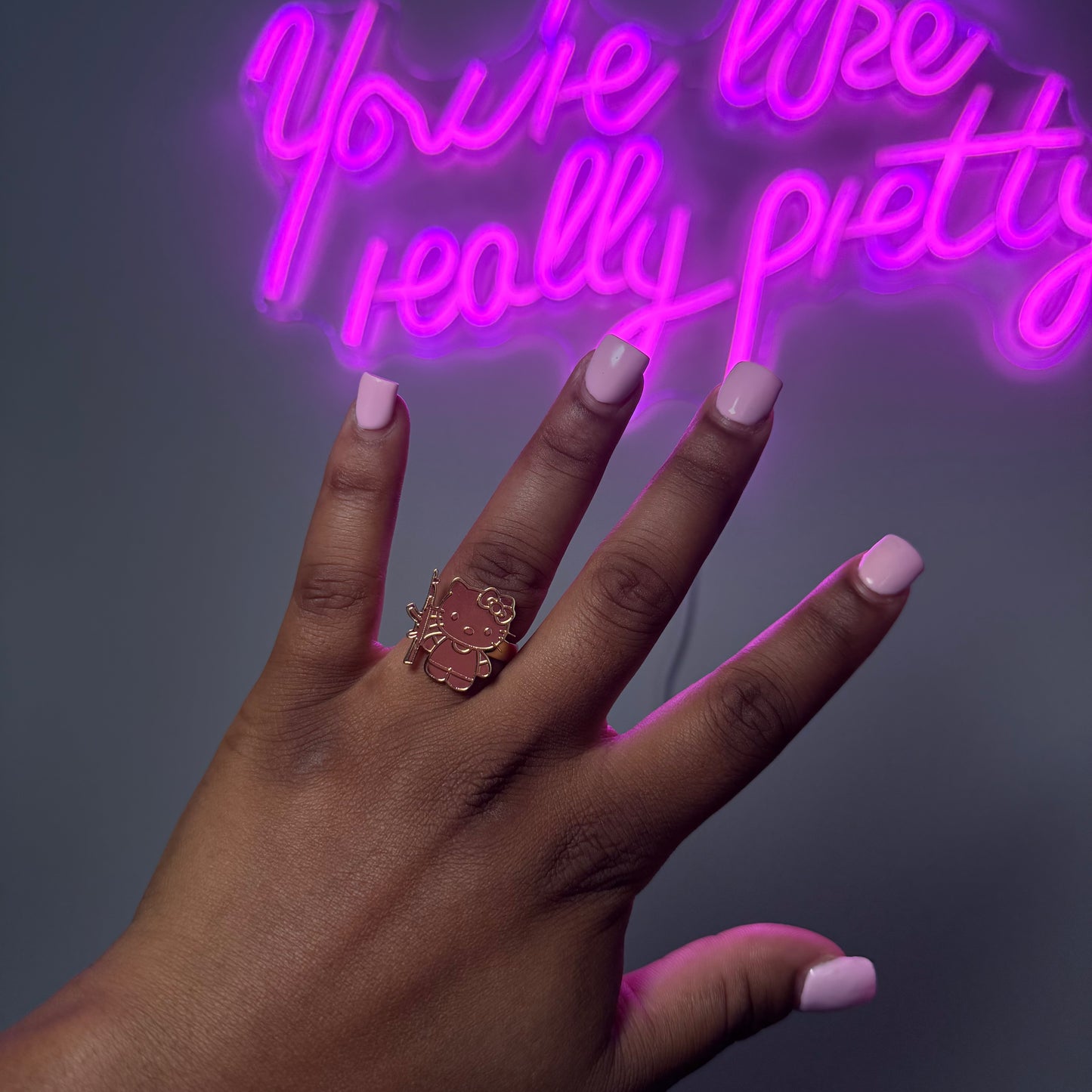 AR Hello K♡ Ring